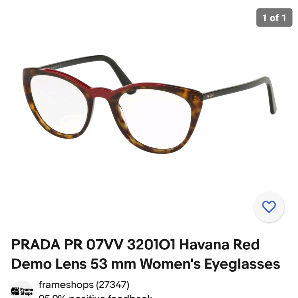 PRADA Rx PR 07VV-3201O1 eyeglasses